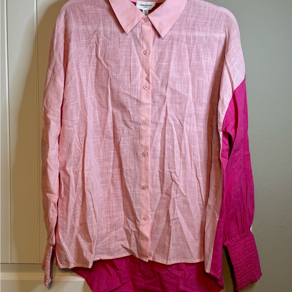 Anniewear Light Pink Collared Shirt